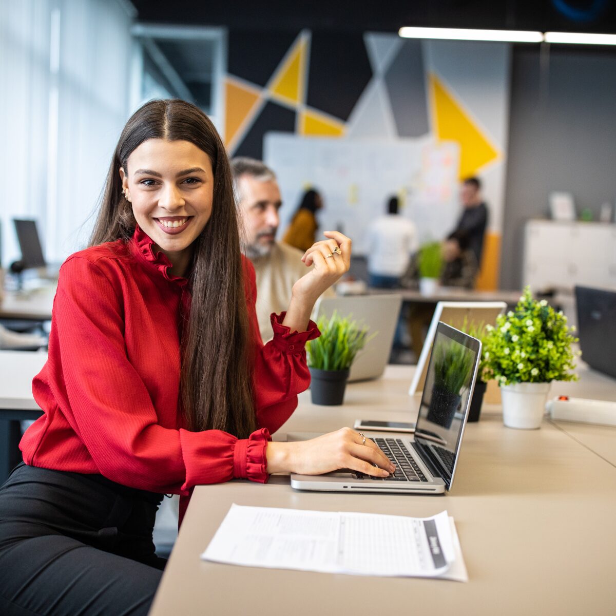 Shopify web developer working on an ecommerce website